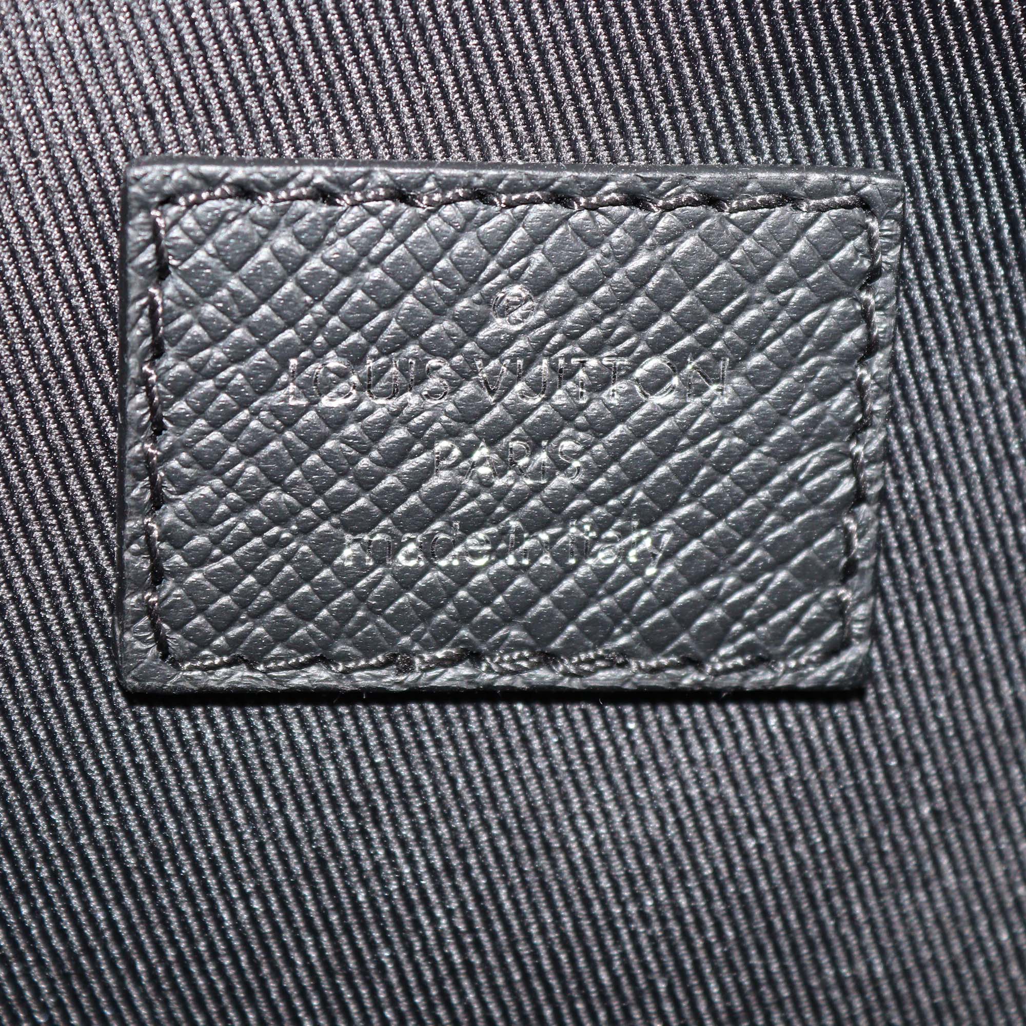 Louis Vuitton Black Monogram Taigarama Canvas Outdoor Messenger Bag