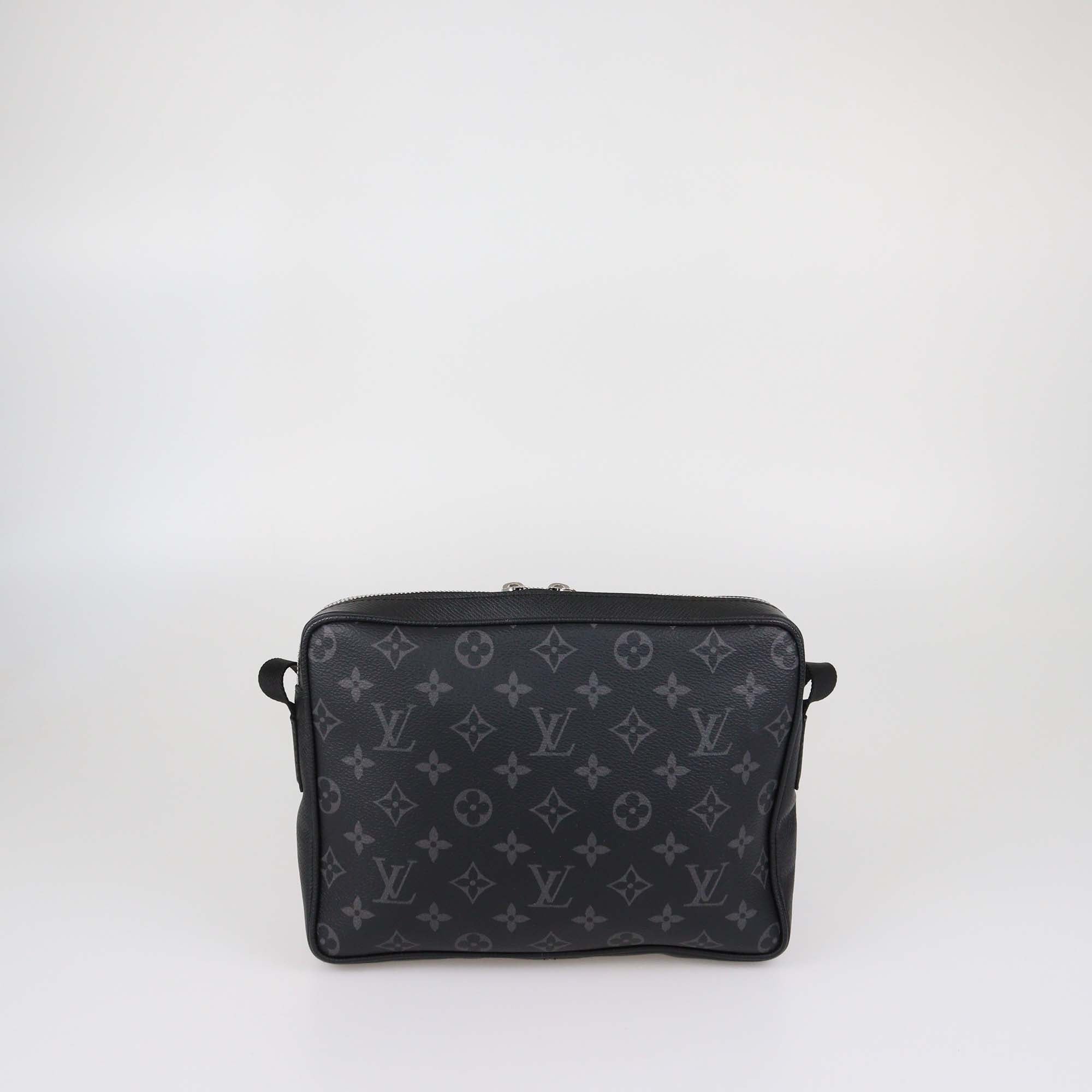 Louis Vuitton Black Monogram Taigarama Canvas Outdoor Messenger Bag