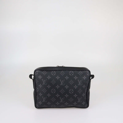 Louis Vuitton Black Monogram Taigarama Canvas Outdoor Messenger Bag