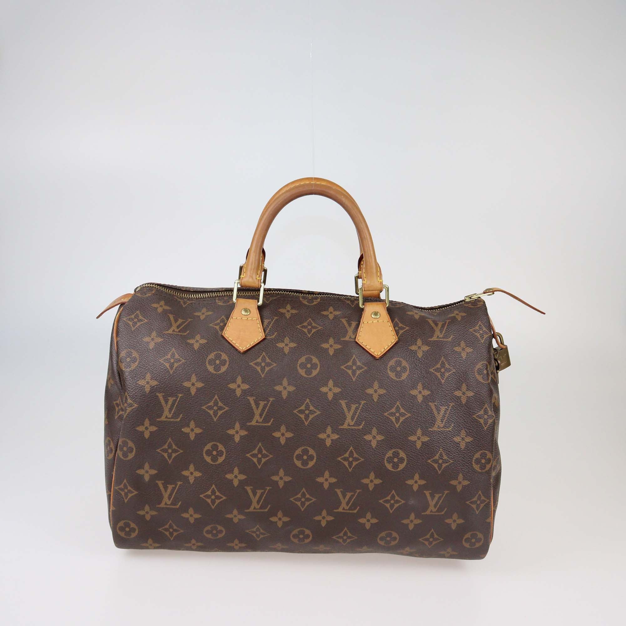 Louis Vuitton Monogram Canvas Speedy 35 Bag