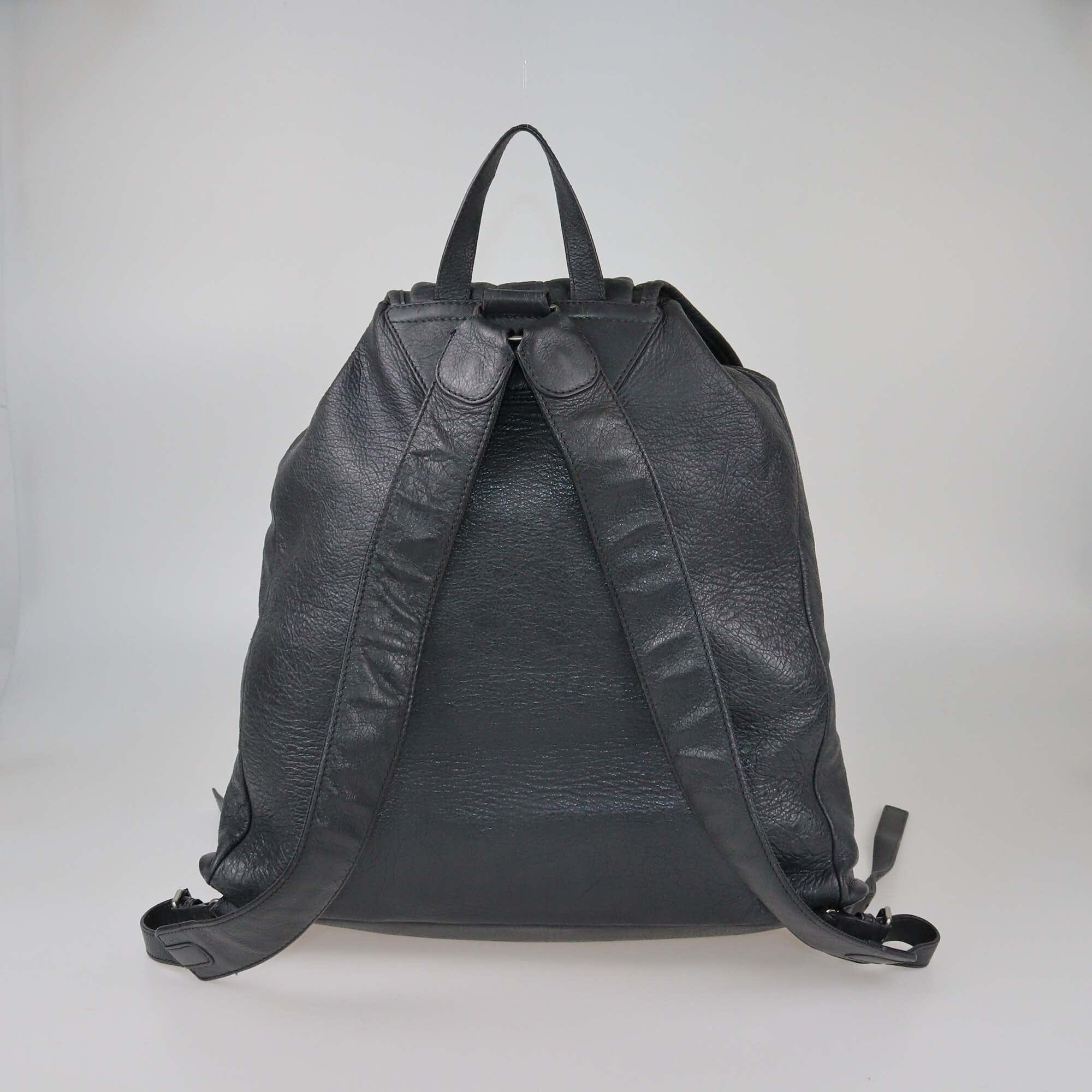 Balenciaga Dark Grey Traveller Backpack Womens Balenciaga 