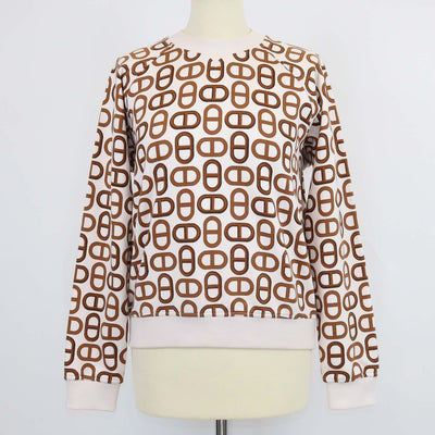 Hermes Ecru Cotton Chaine D'Ancre Sweatshirt