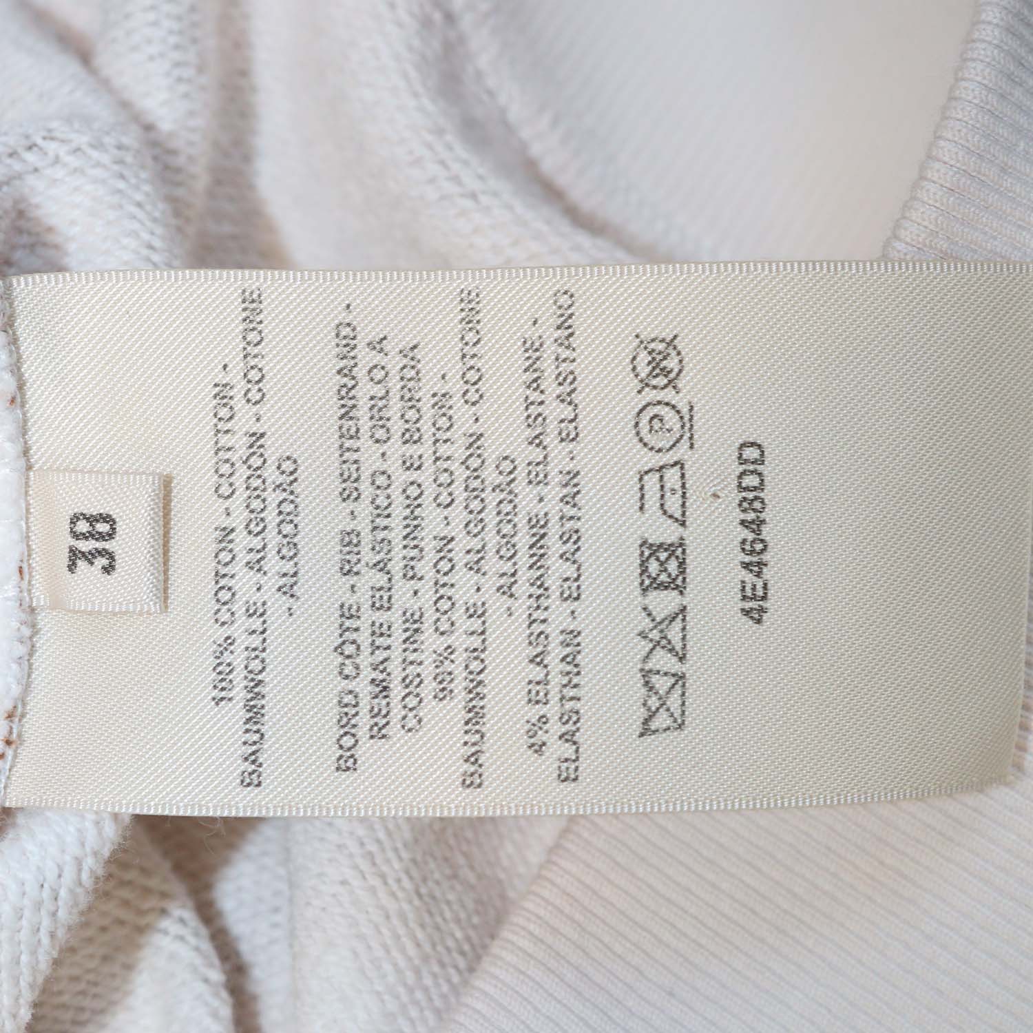 Hermes Ecru Cotton Chaine D'Ancre Sweatshirt
