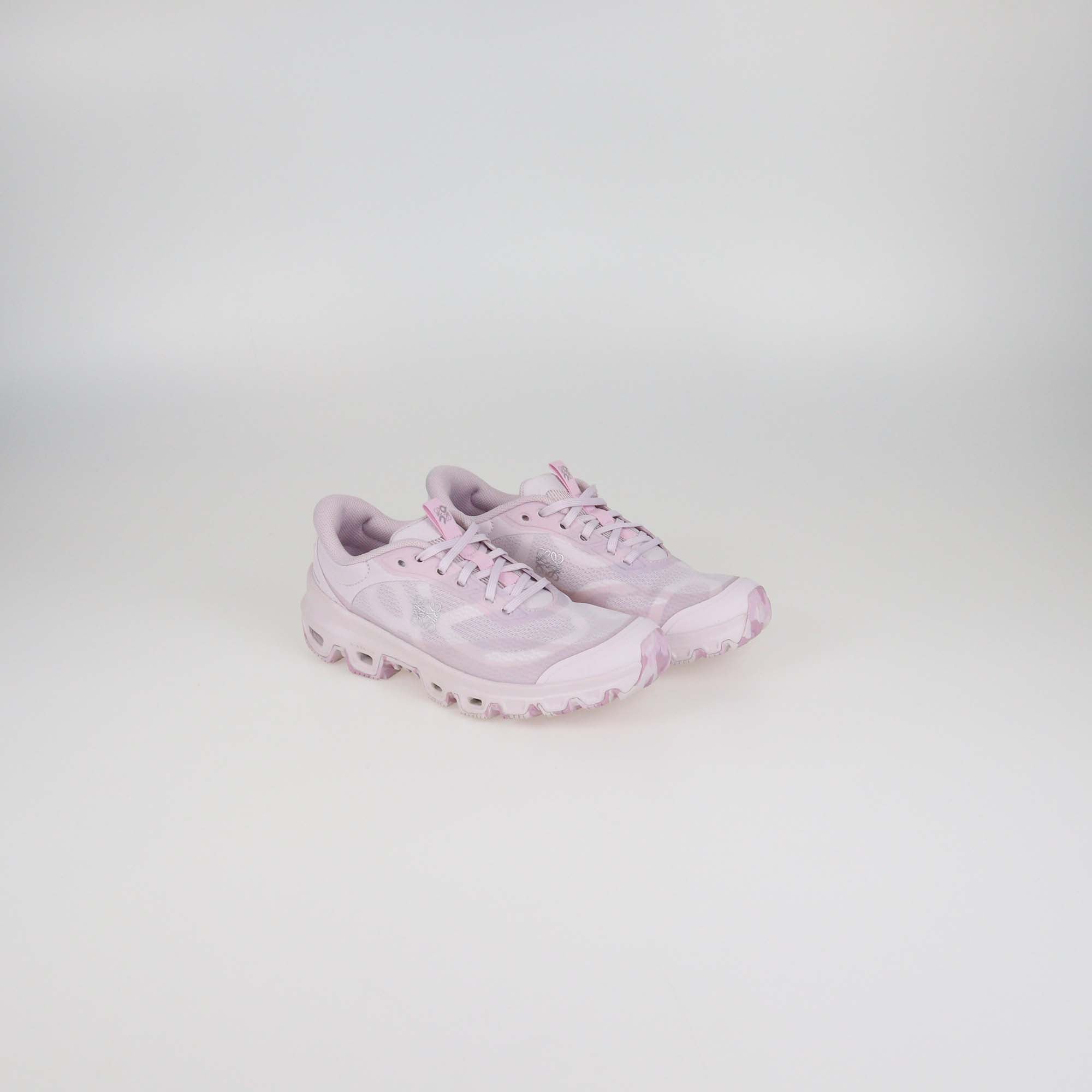 Loewe x On Running Cloudventure 2 Pale Pink Mesh Lace up Sneakers