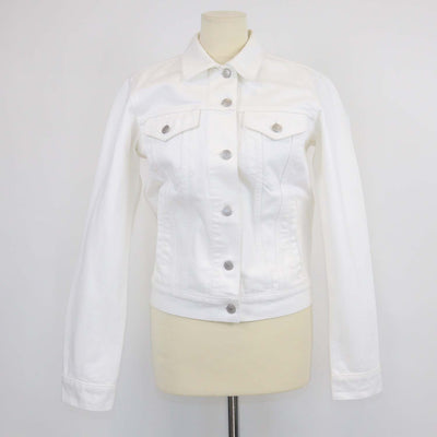 Dries Van Noten White Denim Jacket