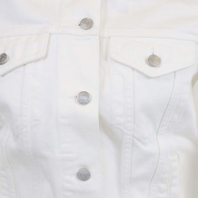 Dries Van Noten White Denim Jacket