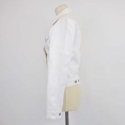 Dries Van Noten White Denim Jacket