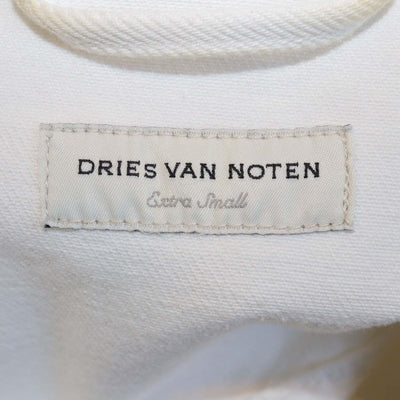 Dries Van Noten White Denim Jacket