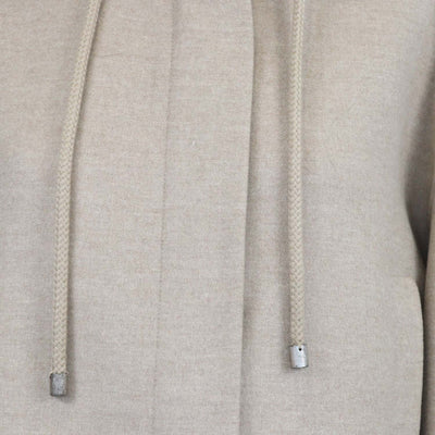 Loewe Beige Wool Melton Hooded Short Coat