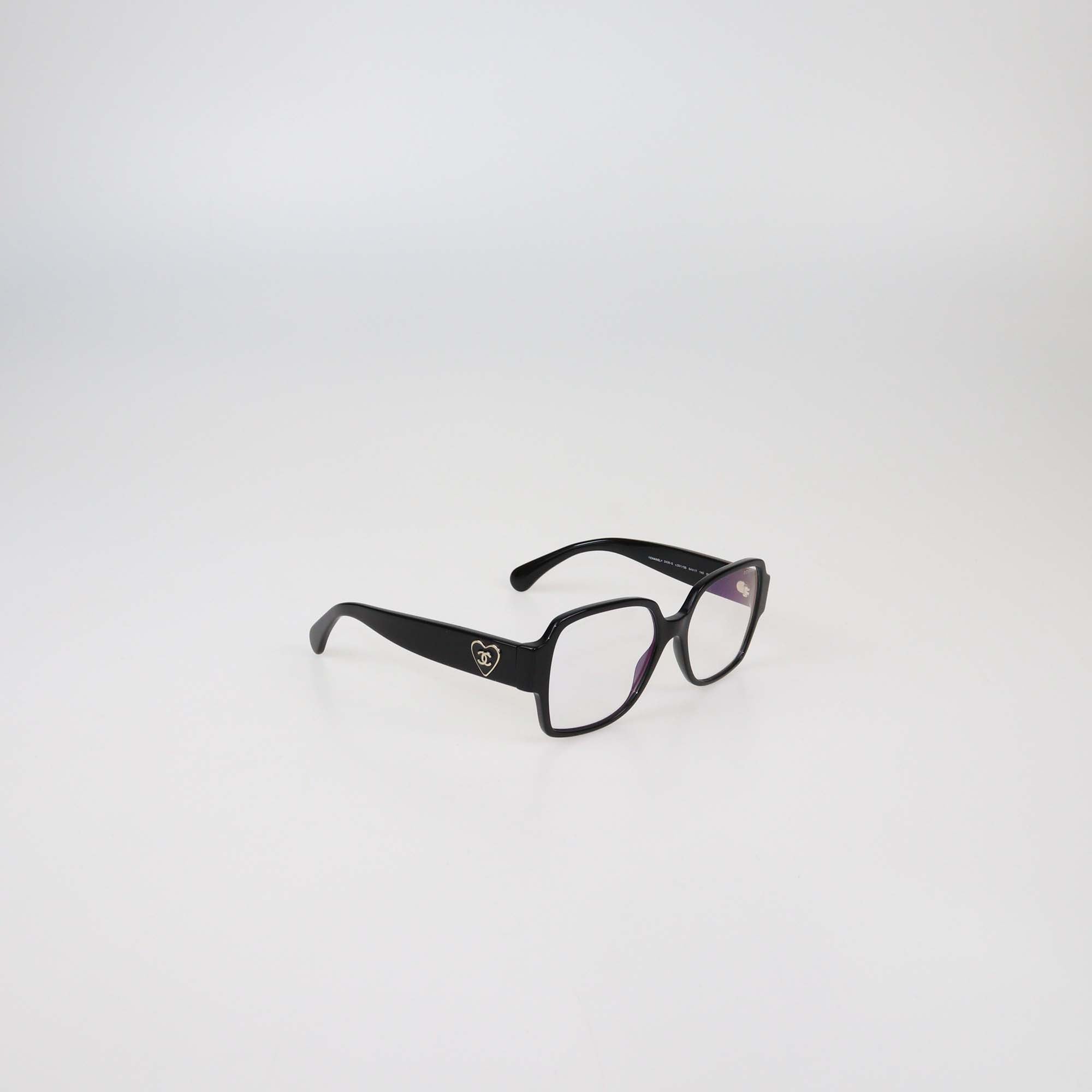 Chanel Black Square Blue Light Sunglasses