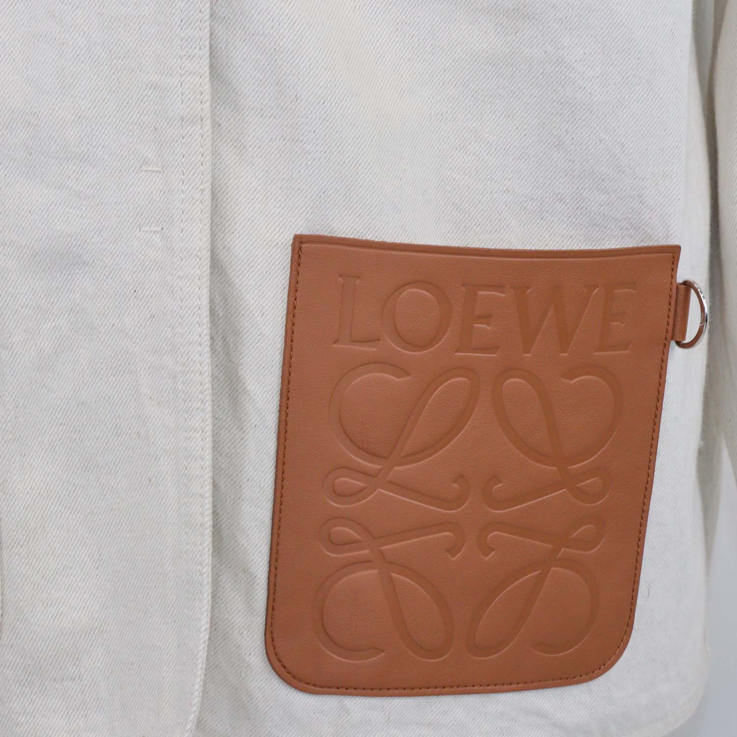 Loewe Light Beige Denim Workwear Jacket