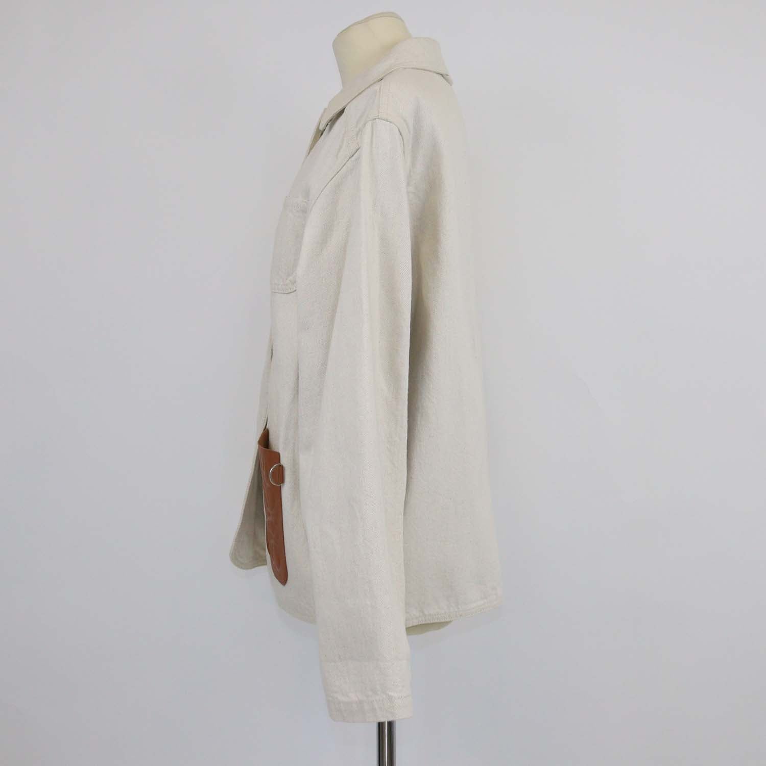 Loewe Light Beige Denim Workwear Jacket
