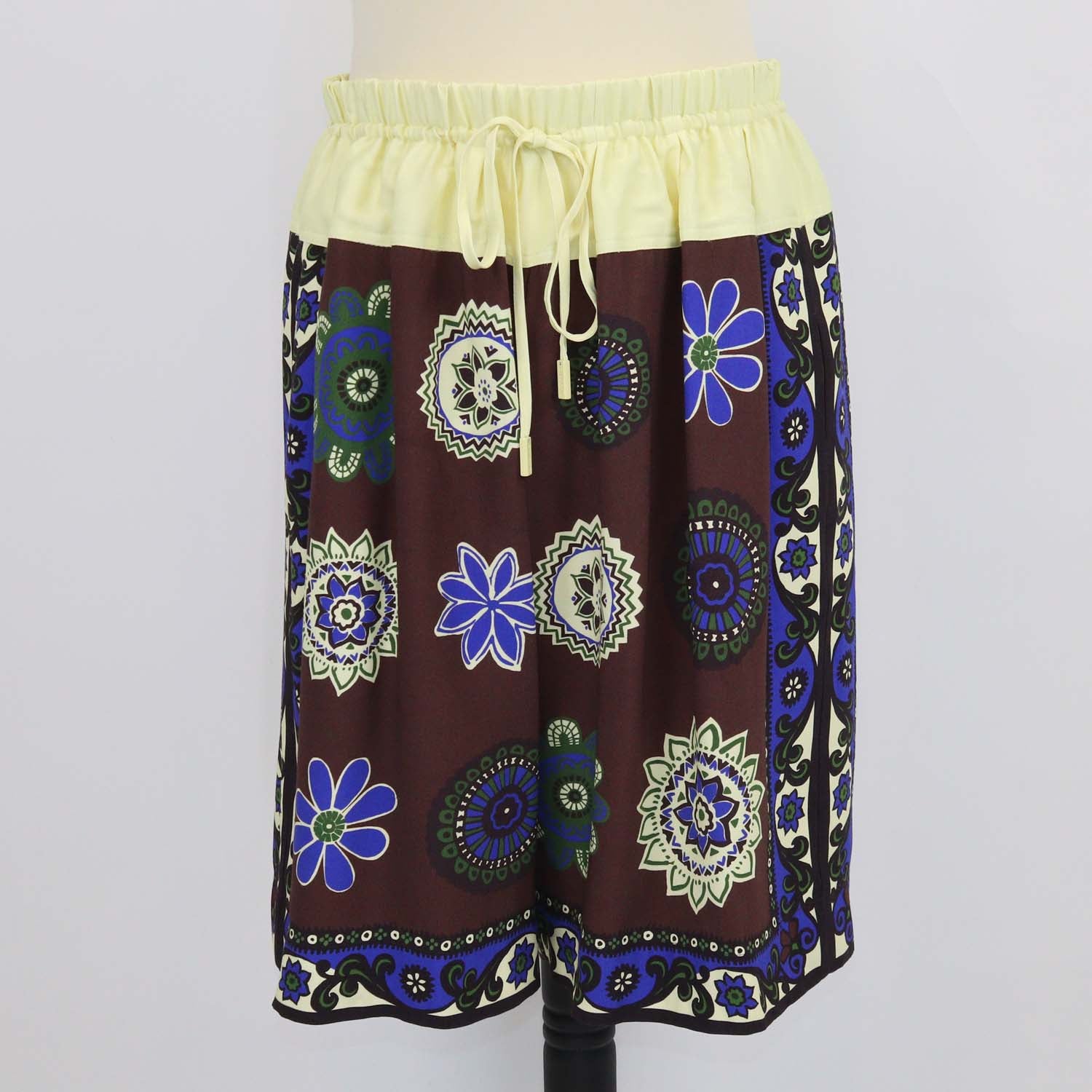 Alemais Multicolor Viscose Printed Jasper Short