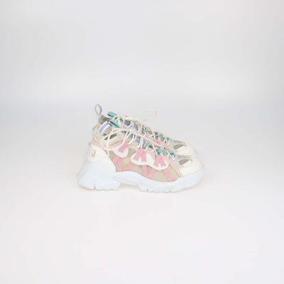 MCQ by Alexander McQueen Multicolor Mesh and Faux Leather BR-7Orbyt Descender Sneakers