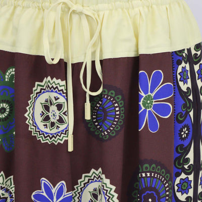 Alemais Multicolor Viscose Printed Jasper Short
