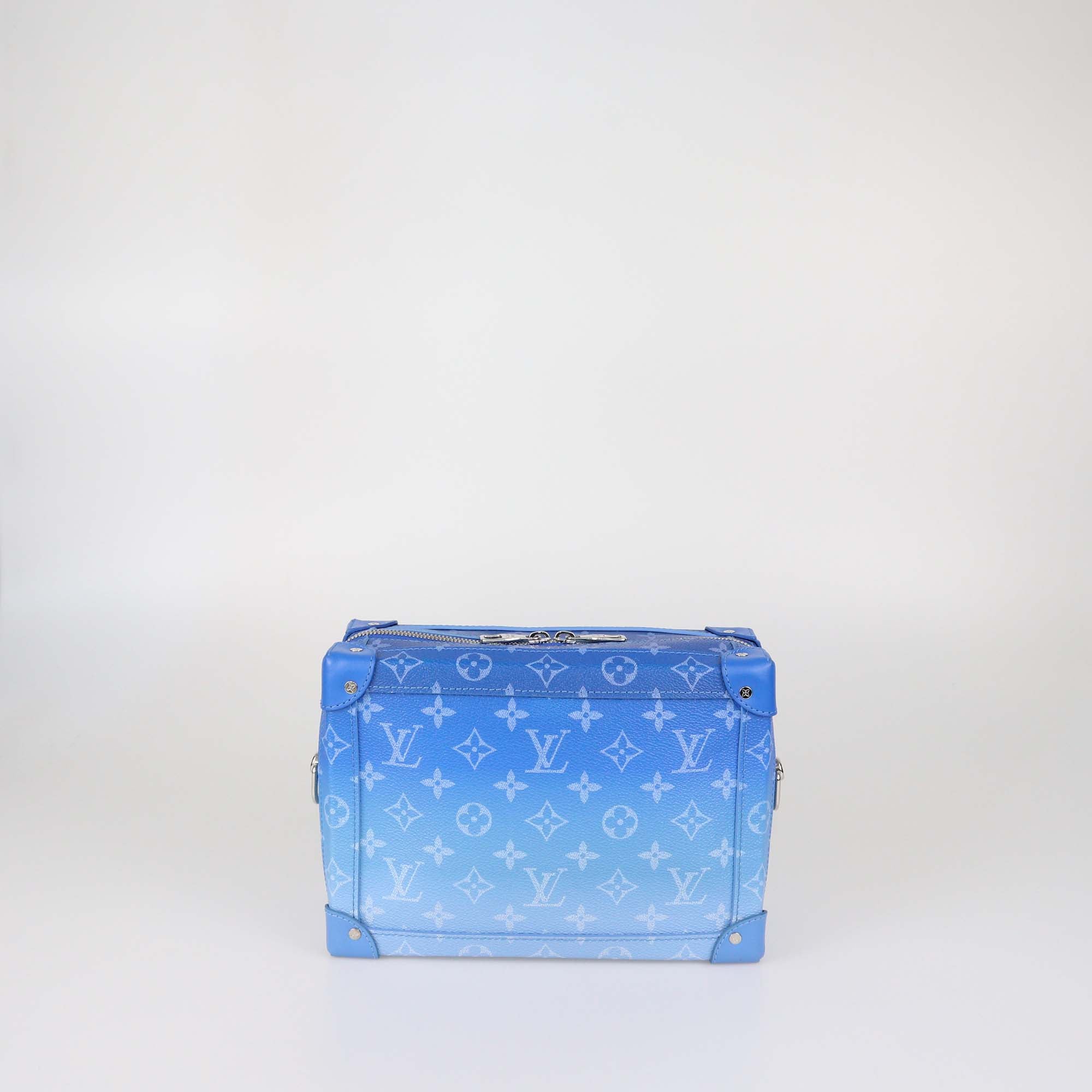Louis Vuitton Blue Cloud Monogram Canvas Soft Trunk Bag