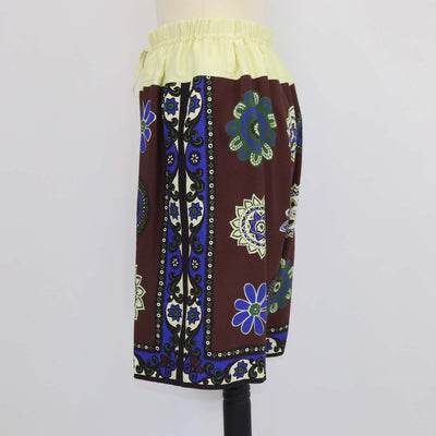 Alemais Multicolor Viscose Printed Jasper Short