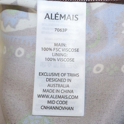 Alemais Multicolor Viscose Printed Jasper Short