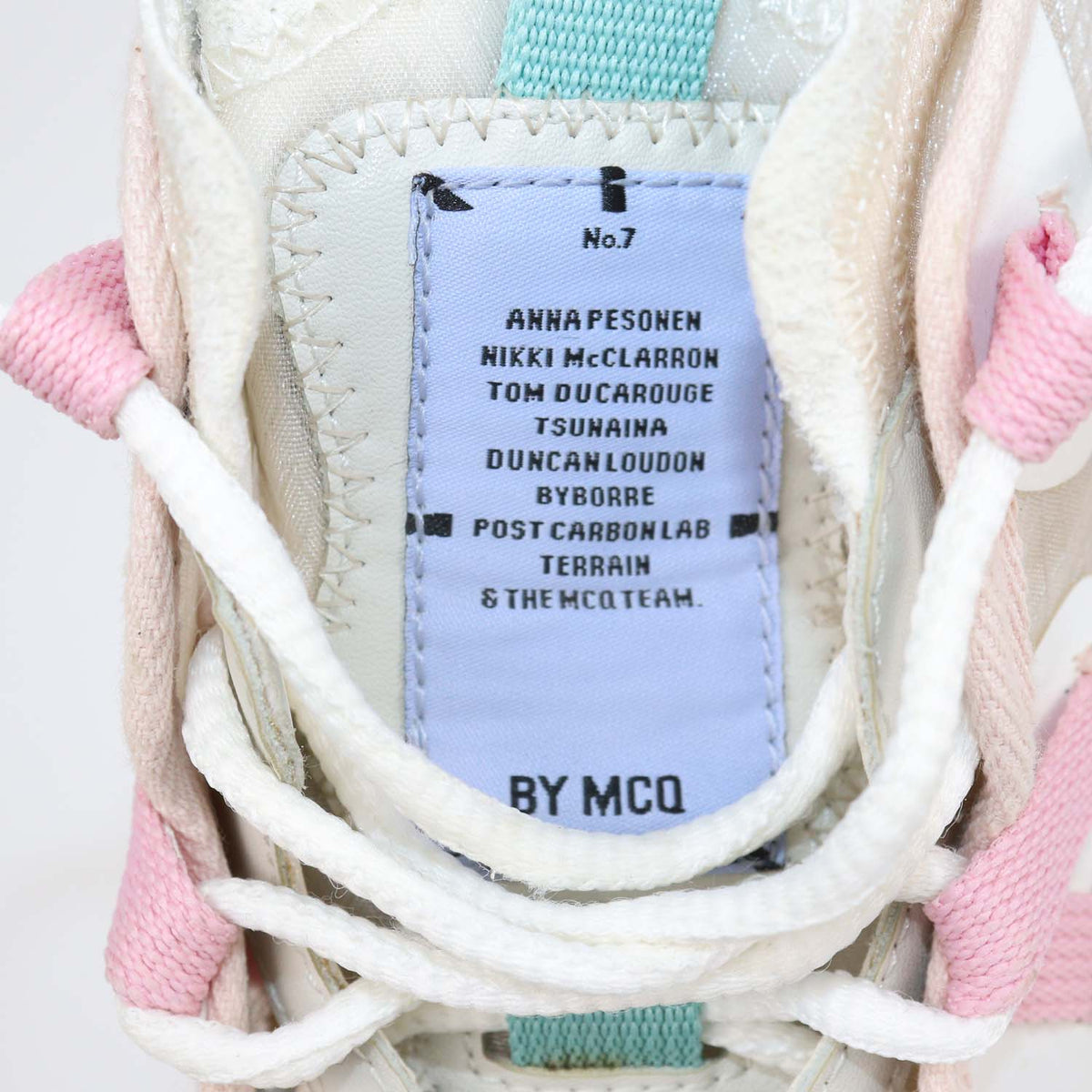 MCQ by Alexander McQueen Multicolor Mesh and Faux Leather BR-7Orbyt Descender Sneakers