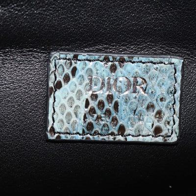 Dior Homme Blue Python Saddle Bag