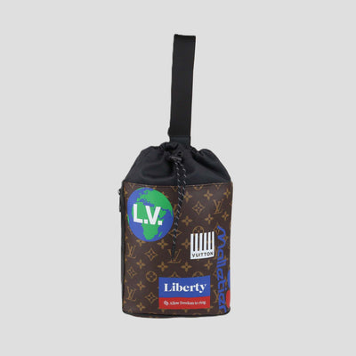 Louis Vuitton Monogram Canvas Logo Story Limited Edition Chalk Sling Bag
