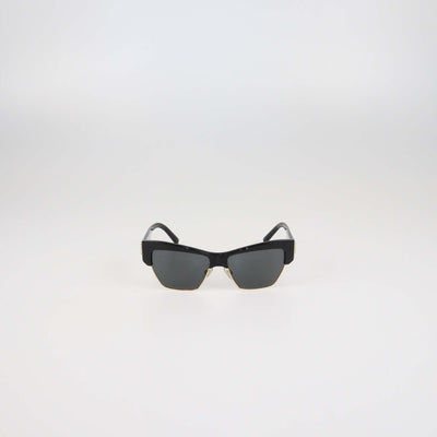 Dolce & Gabbana Black Acetate Cat Eye Sunglasses