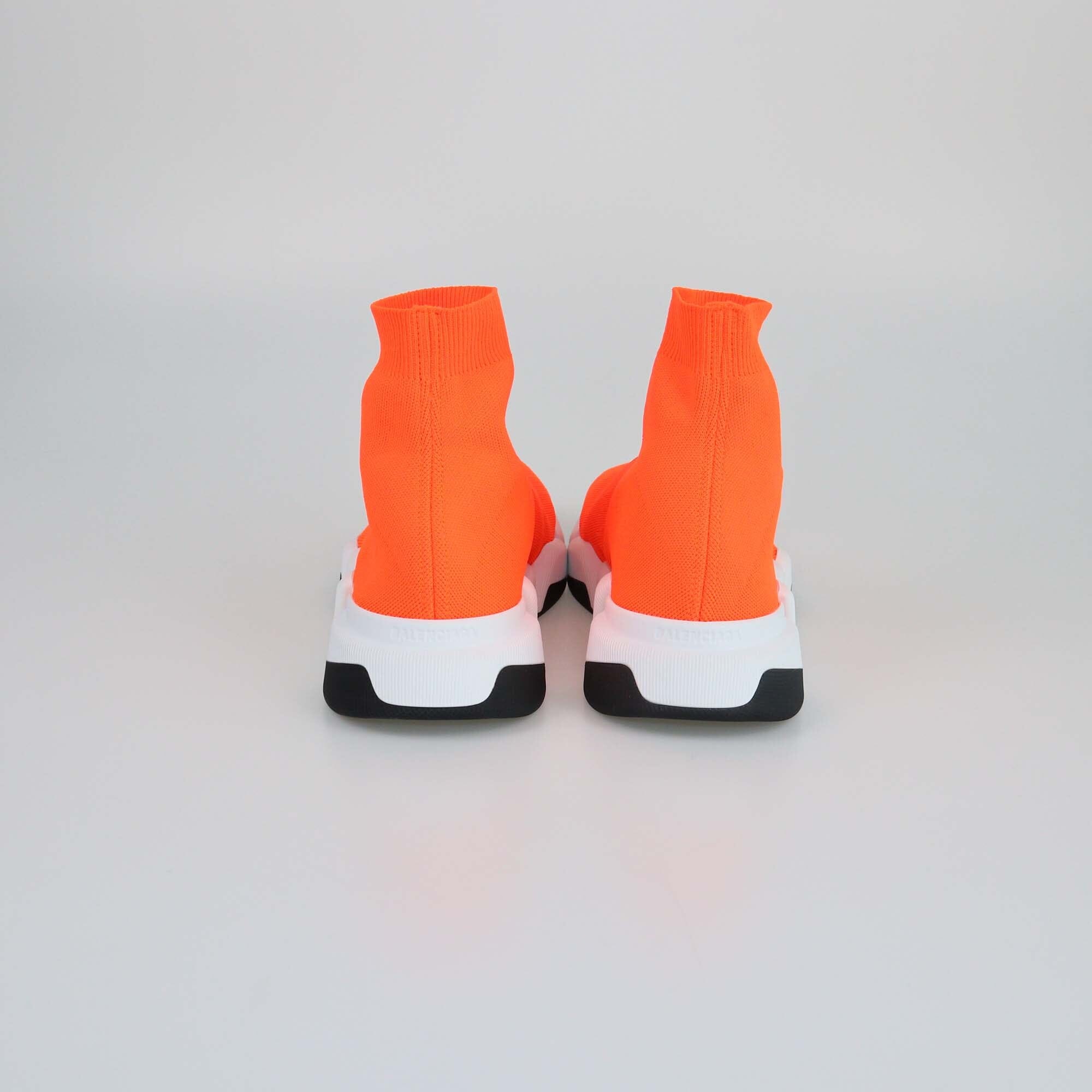 Balenciaga sock shoes mens orange online