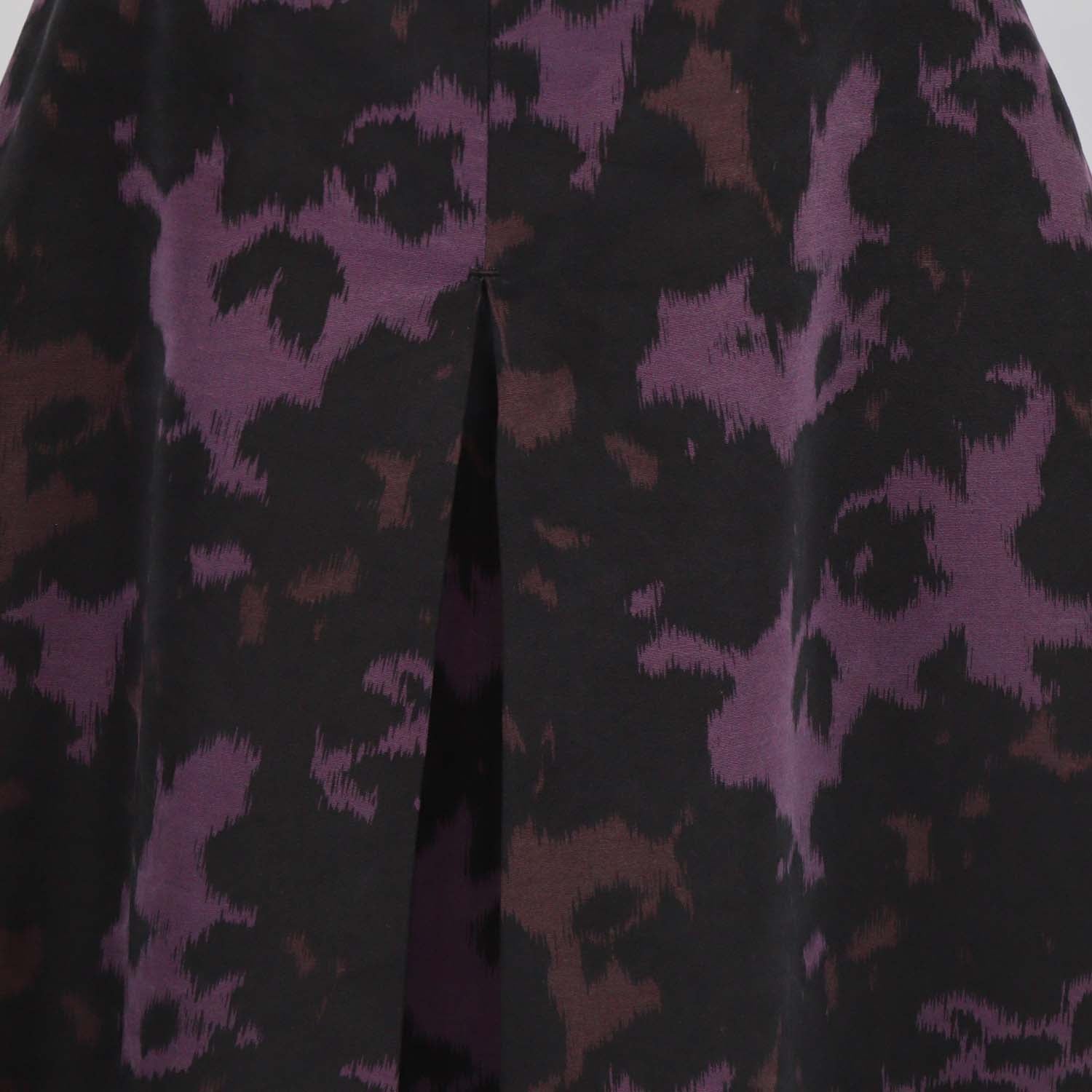 Burberry Black, Purple Silk Sleeveless Mini Dress