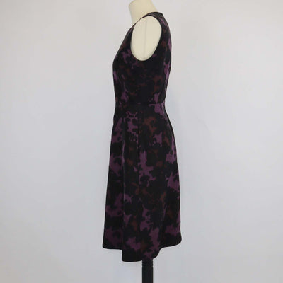Burberry Black, Purple Silk Sleeveless Mini Dress