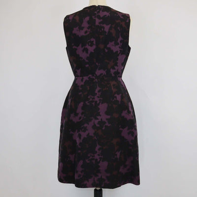 Burberry Black, Purple Silk Sleeveless Mini Dress
