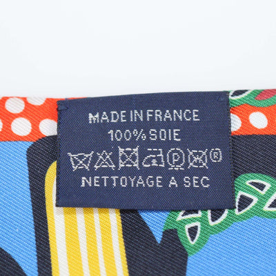 Hermes Multicolor Silk Fantaisie d'Etriers Twilly Scarf