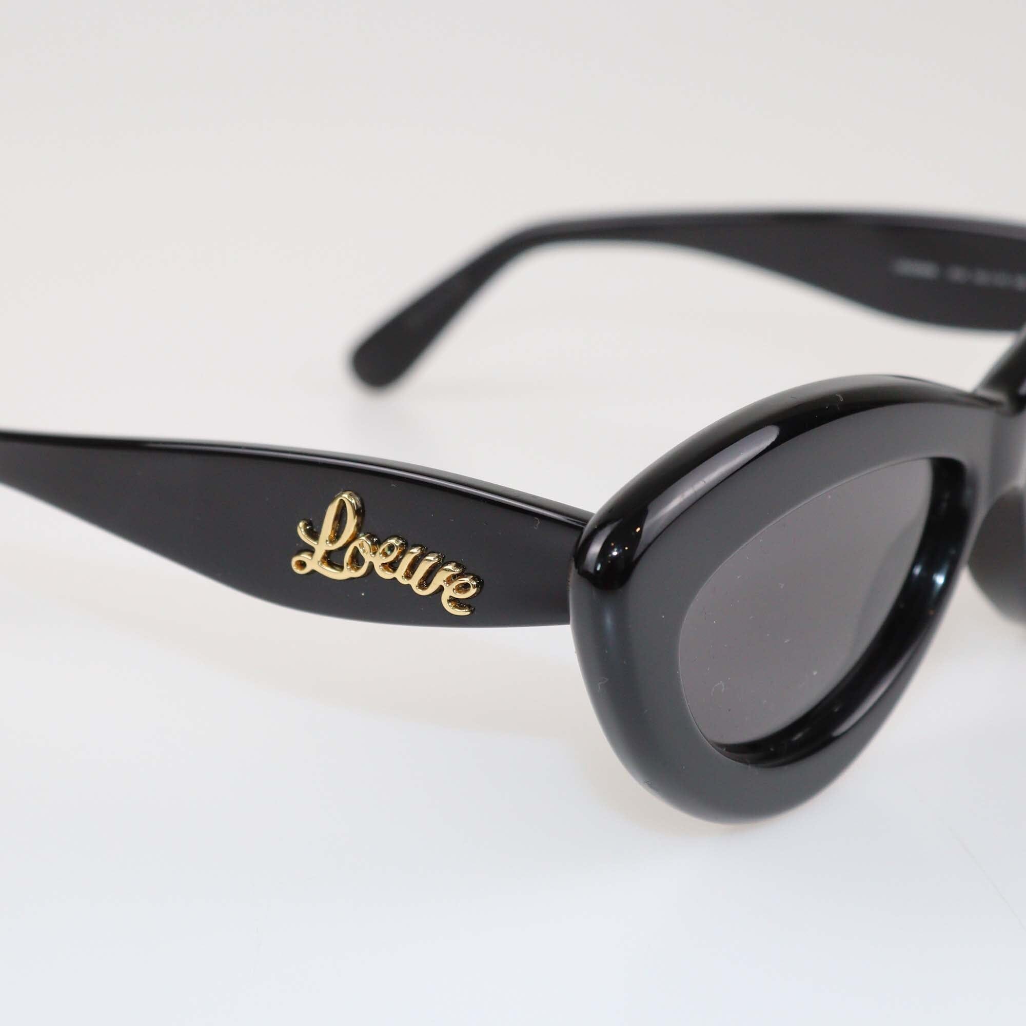 Loewe Black Cat Eye Sunglasses Womens Loewe 