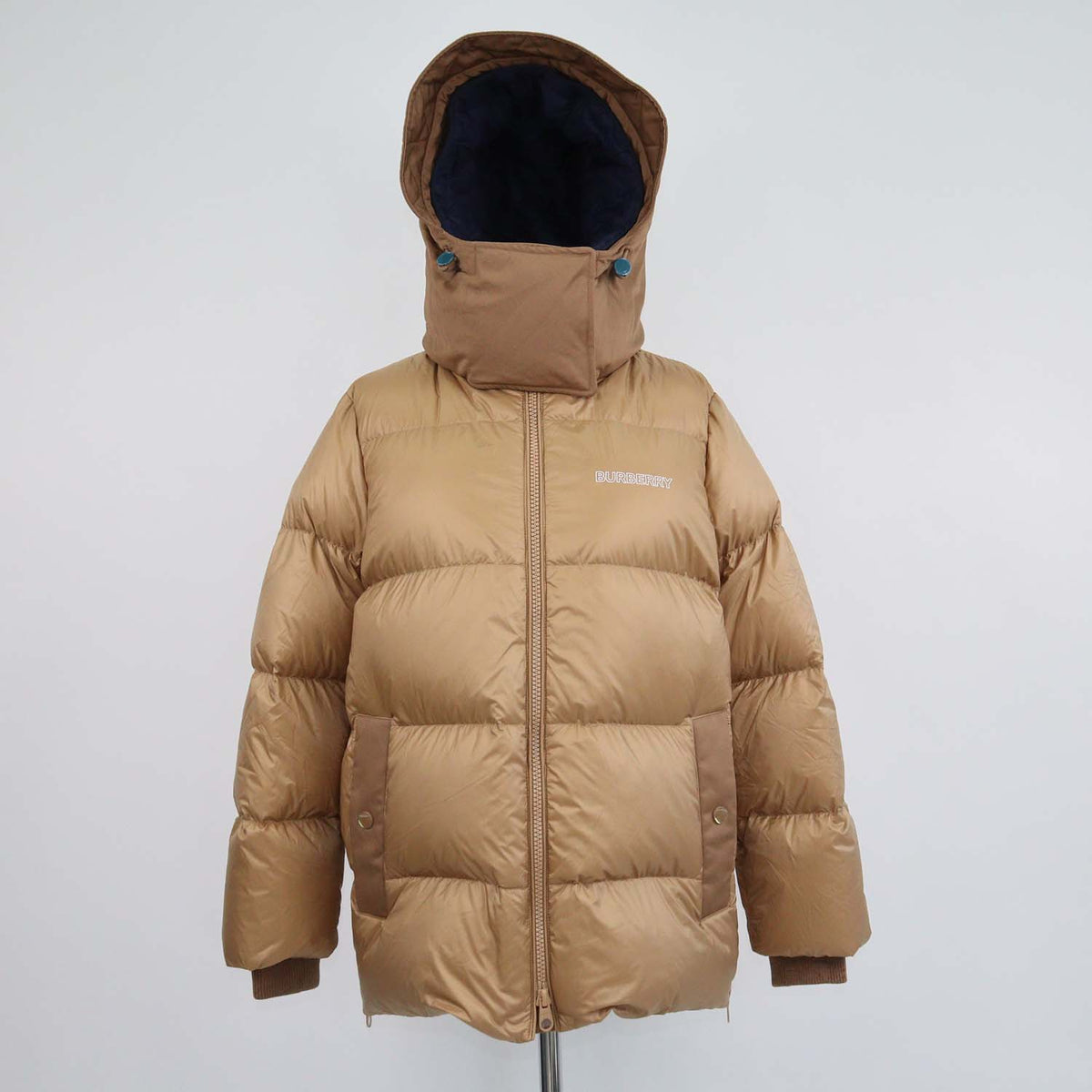 Burberry Brown Nylon Puffer Down Jacket