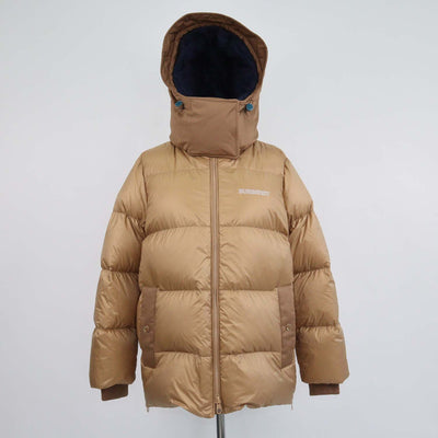 Burberry Brown Nylon Puffer Down Jacket