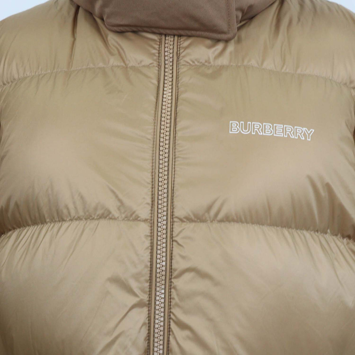 Burberry Brown Nylon Puffer Down Jacket