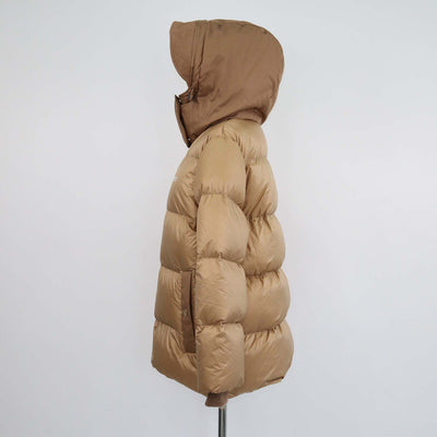 Burberry Brown Nylon Puffer Down Jacket