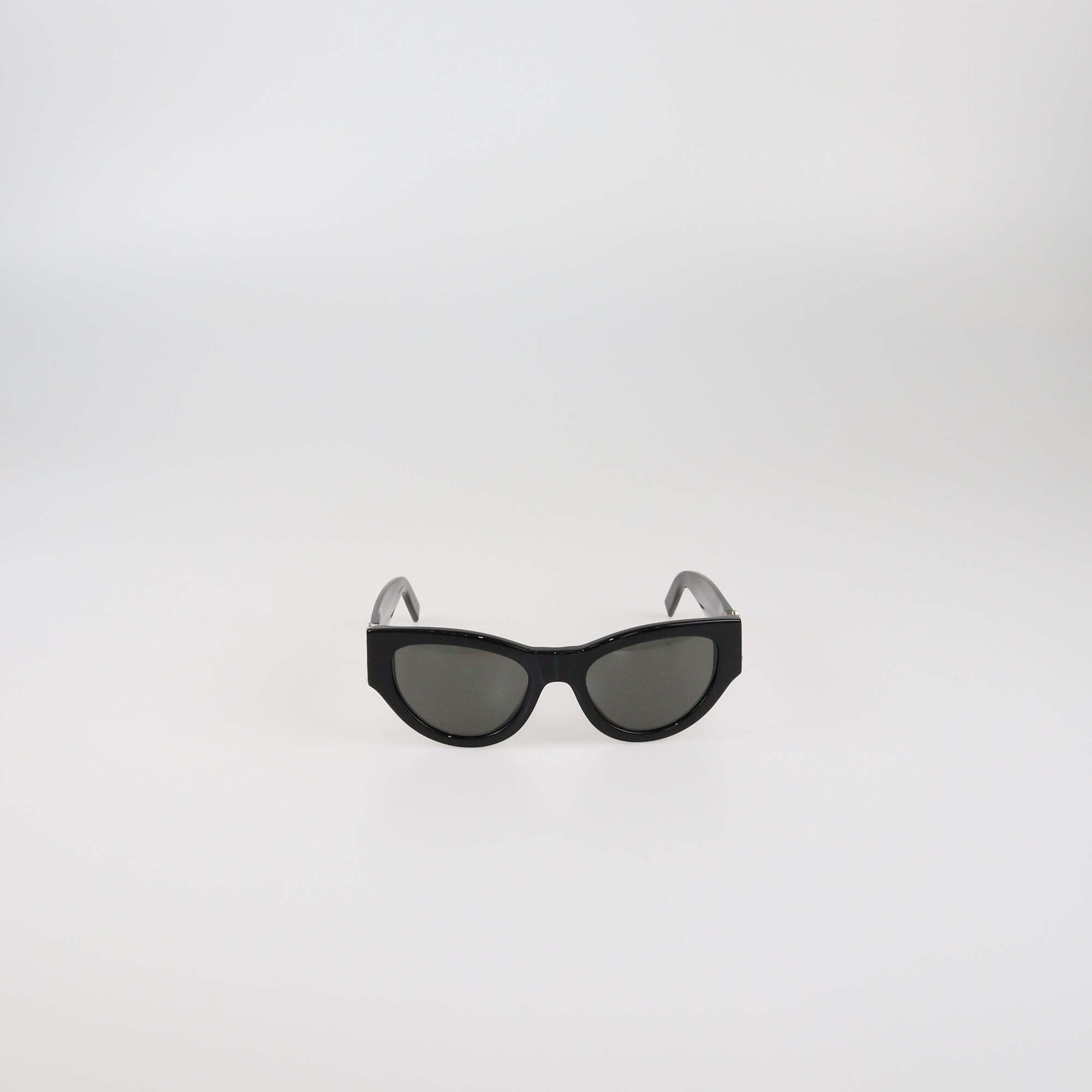 Saint Laurent Black Cassandre Sunglasses Womens Saint Laurent 