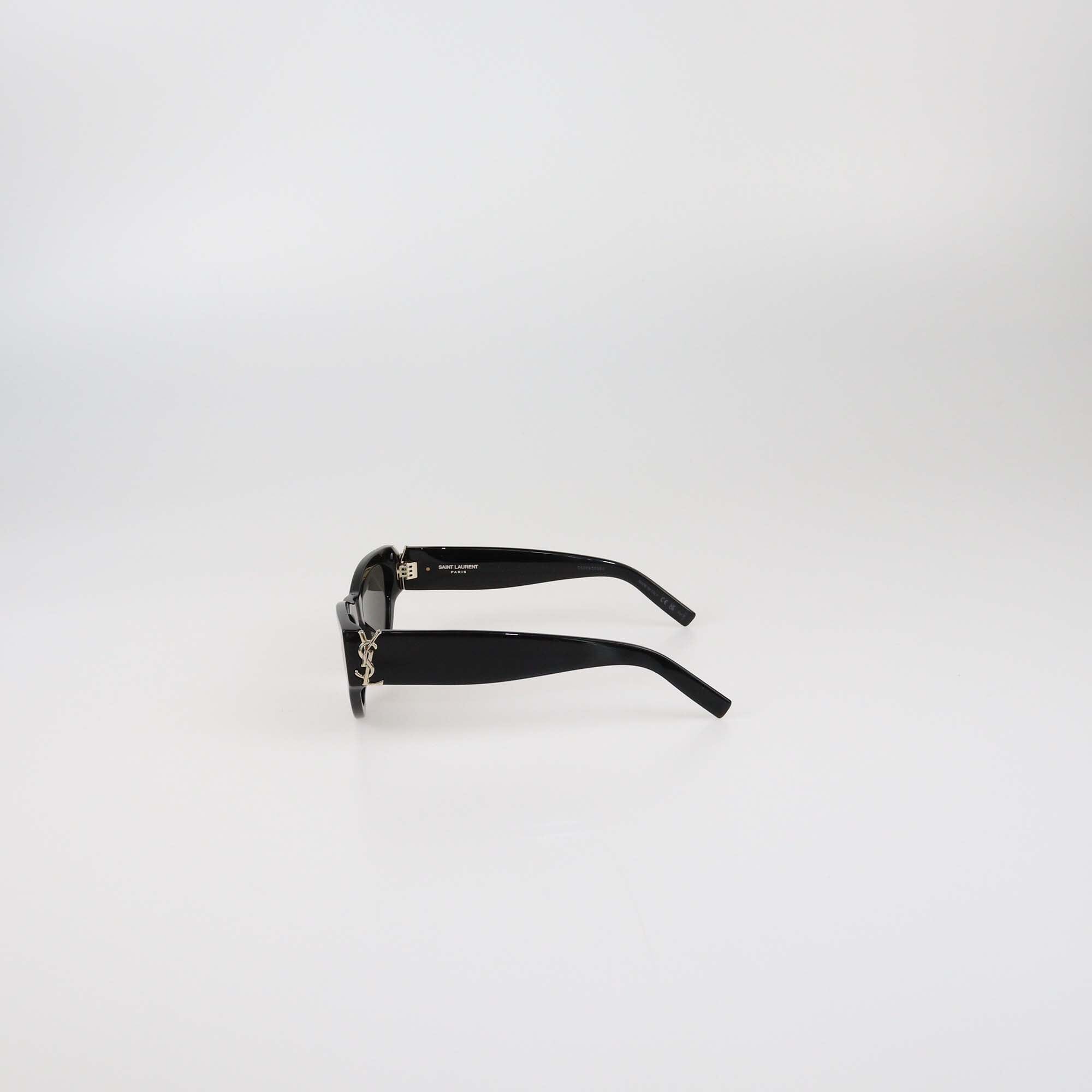 Saint Laurent Black Cassandre Sunglasses Womens Saint Laurent 