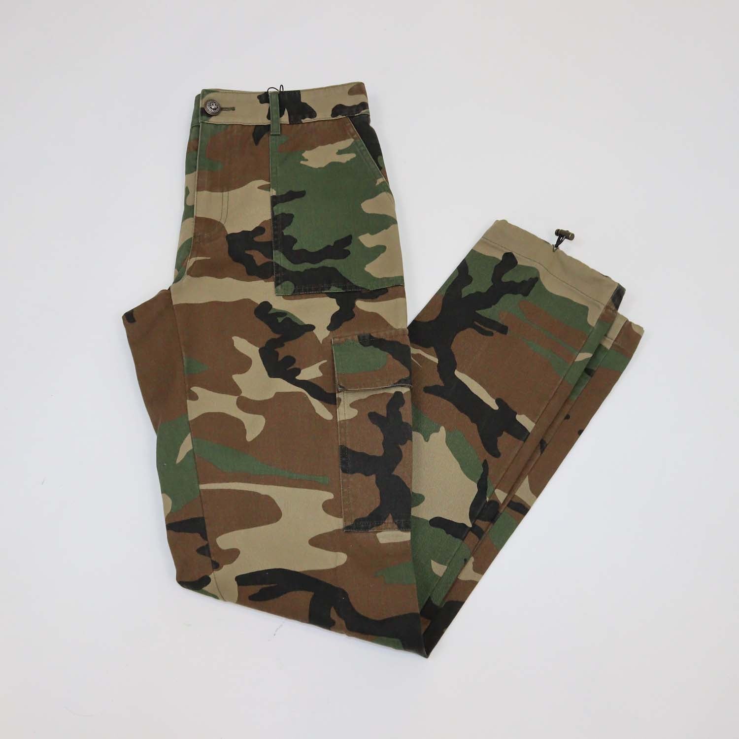 Dolce & Gabbana Multicolor Camouflage Cargo Pants