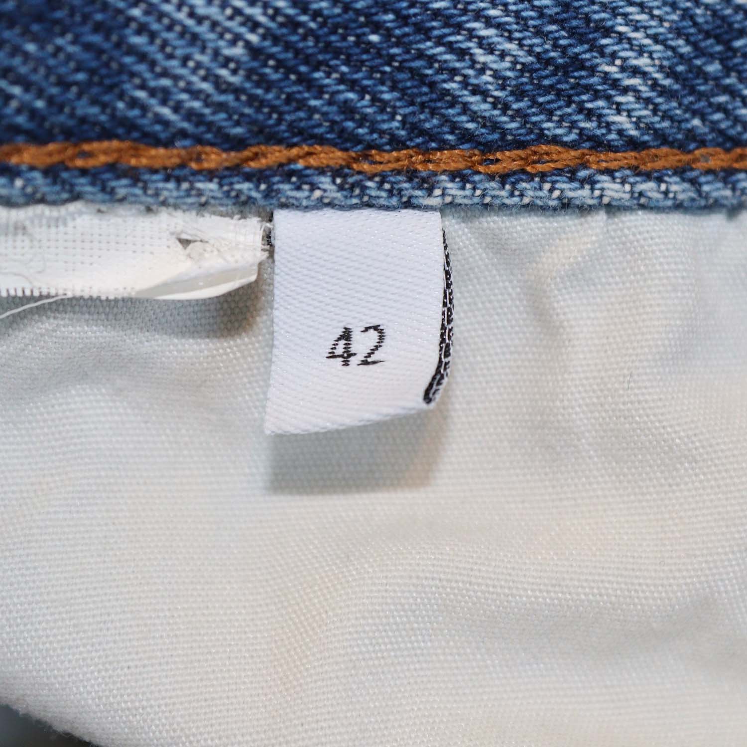 Loewe Wash Blue Denim Anagram Baggy Pants