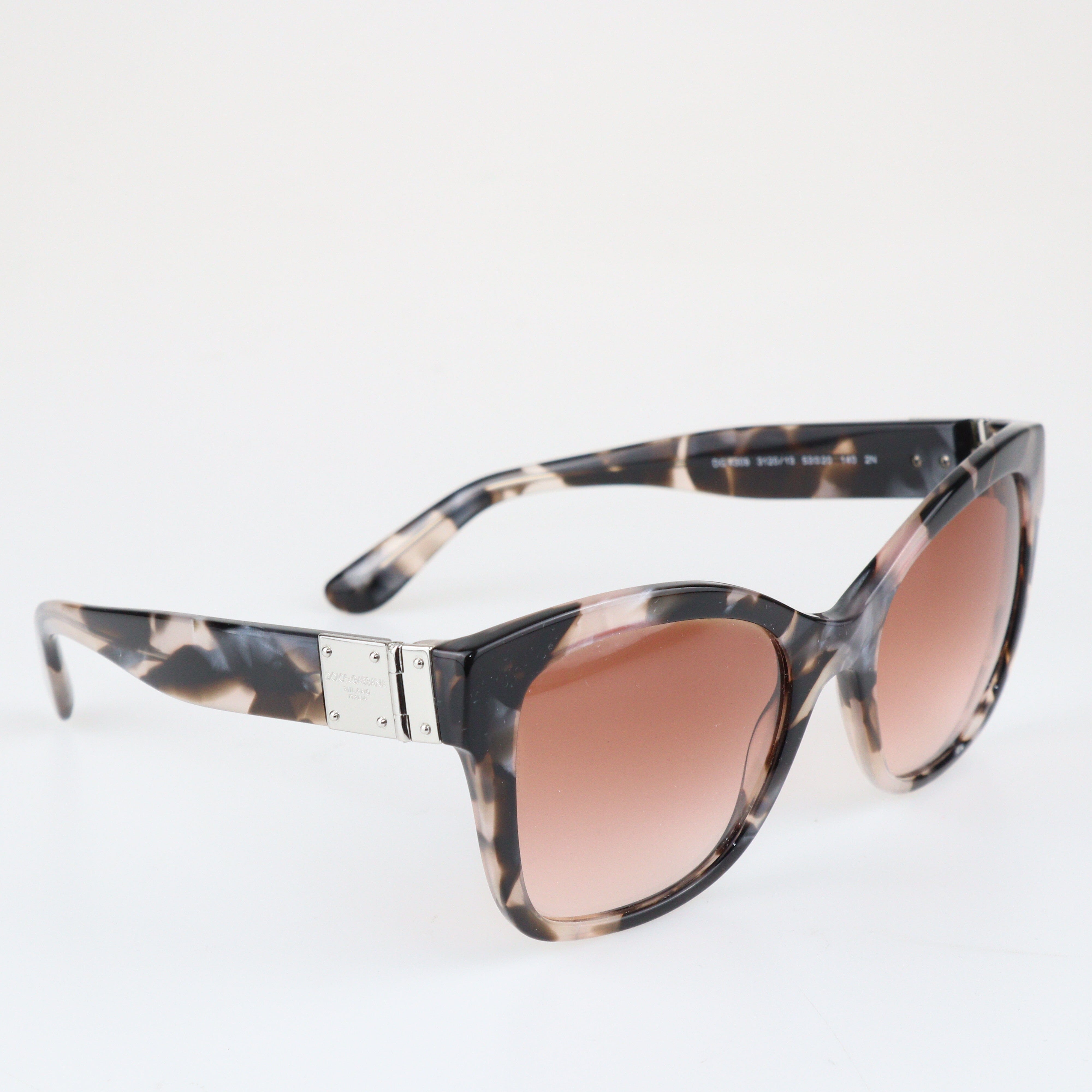Brown/Pink Tortoiseshell Gradient DG 4309 Sunglasses Accessories Dolce and Gabbana 