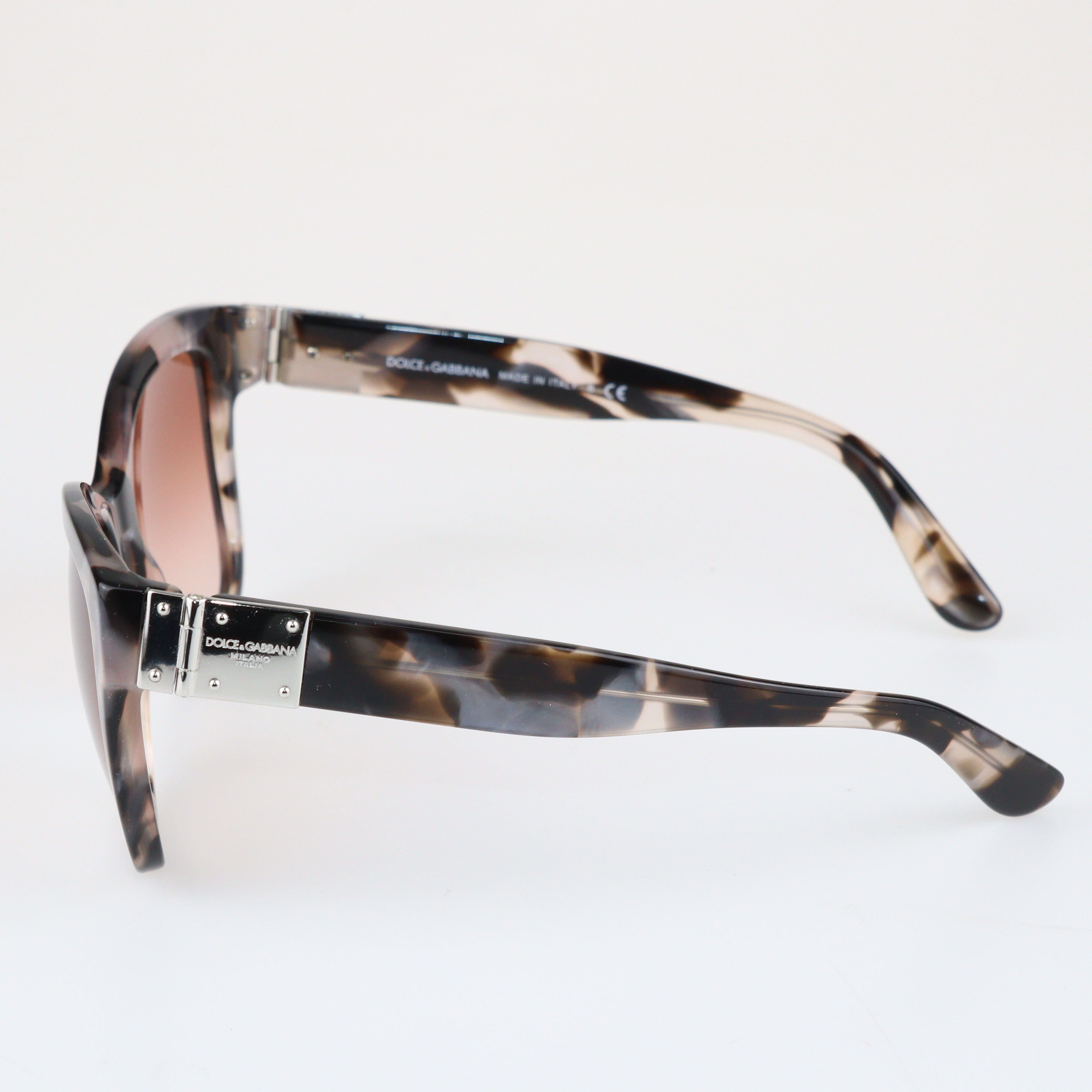 Brown/Pink Tortoiseshell Gradient DG 4309 Sunglasses Accessories Dolce and Gabbana 