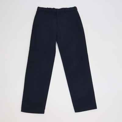 Gucci Navy Blue Cotton Twill Pants