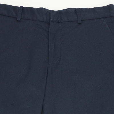 Gucci Navy Blue Cotton Twill Pants
