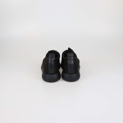 Hermes Black Mesh Technical Fabric Team Sneakers