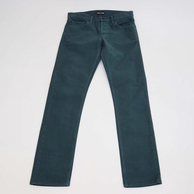 Tom Ford Teal Cotton Slim Fit Pants