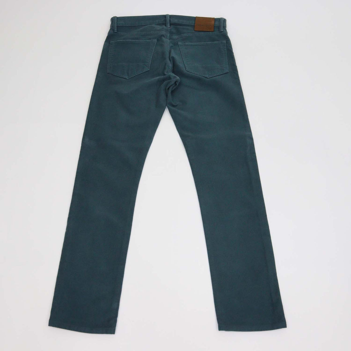 Tom Ford Teal Cotton Slim Fit Pants