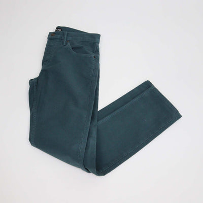 Tom Ford Teal Cotton Slim Fit Pants