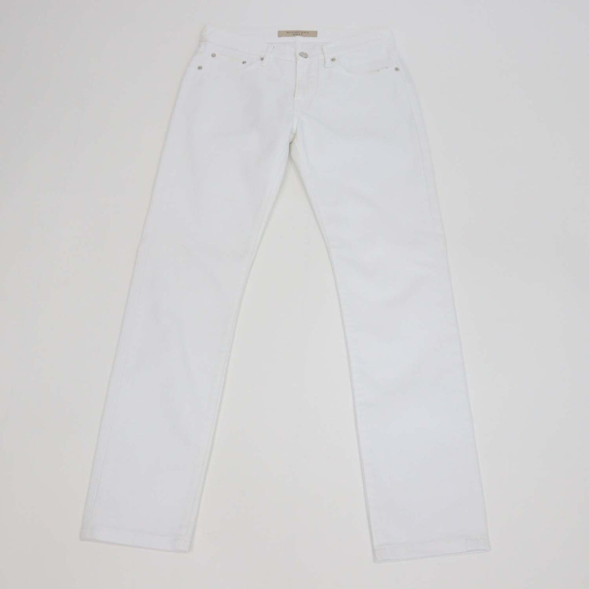 Burberry Brit White Denim Slim Pants