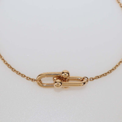 Tiffany & Co. 18K Rose Gold Hardware Double Link Bracelet